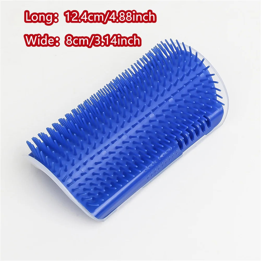 Cat Self Groomer With Catnip Cats Wall Corner Massage Comb Brush